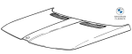 Frontklappe Original (41 61 1 864 229, 41 61 1 837 732), 3er E21